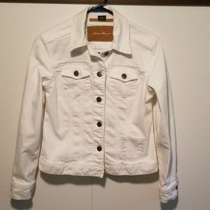 White denim jacket